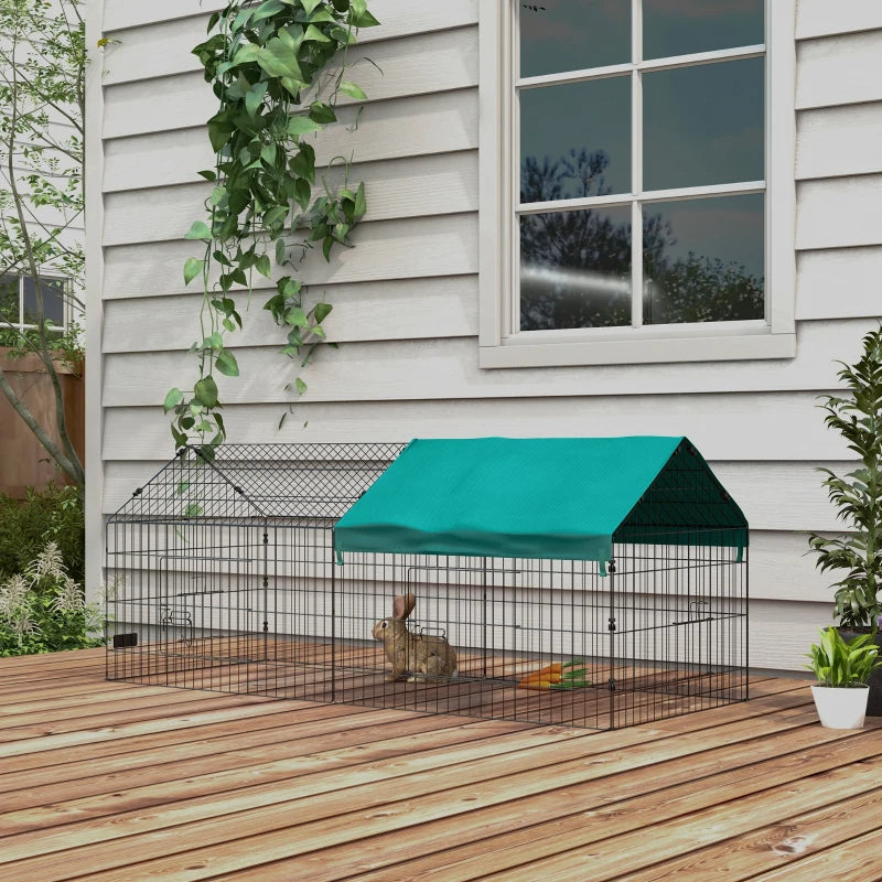 Small Animal Playpen With Roof For Rabbits, Chicken, Chinchillas - Image 1 | PawIQ Pet Tech