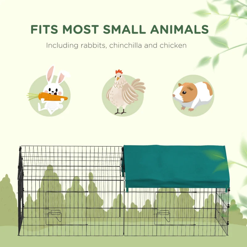 Small Animal Playpen With Roof For Rabbits, Chicken, Chinchillas - Image 2 | PawIQ Pet Tech