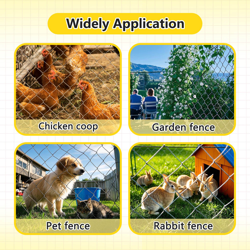Farm Fence Heavy Zinc Coating Cattle Fence,Field Wire Fencing Deer Fence,Goat Fence,Hog Wire Fencing For Yard Livestock & Animals Protection - Image 10 | PawIQ Pet Tech