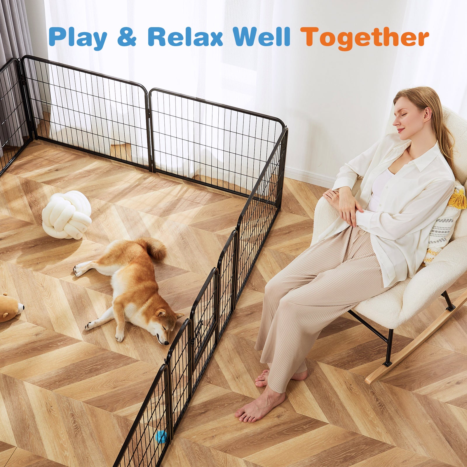 Dog Game Fence Indoor Fence - Image 7 | PawIQ Pet Tech