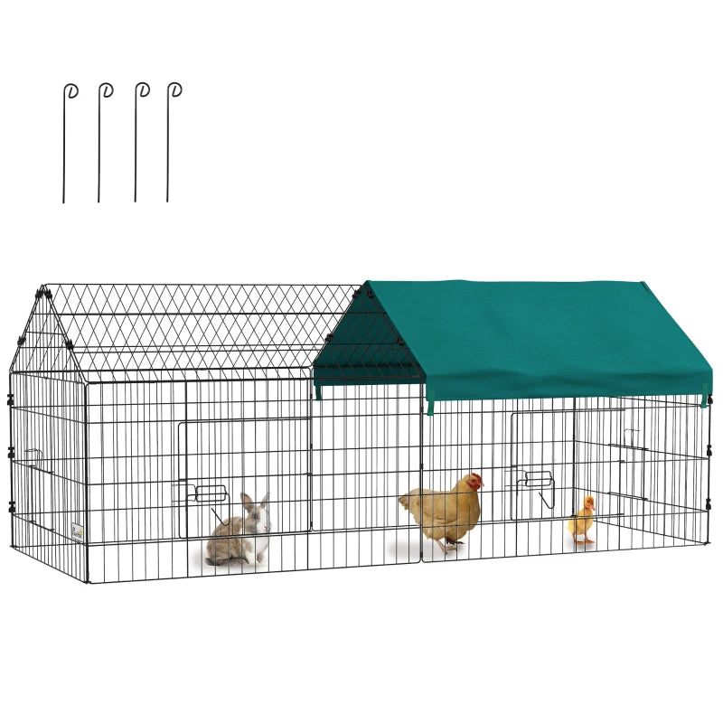 Small Animal Playpen With Roof For Rabbits, Chicken, Chinchillas - Image 6 | PawIQ Pet Tech