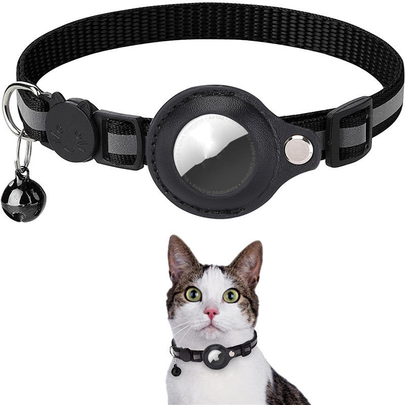 Reflective Collar Waterproof Holder Case For Airtag Air Tag Airtags Protective Cover Cat Dog Kitten Puppy Nylon Collar - Image 3 | PawIQ Pet Tech