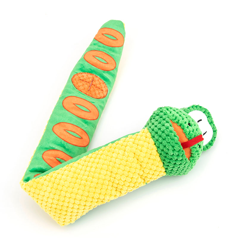 Snake Snuffle Toy Squeaky Dog Toys Boredom Stress Relief Game, Dog Puzzle Plush Toy IQ Training, Snuffle Toys For Dogs Foraging Instinct Training, Dog Chew Toy Treat Dispenser - Image 5 | PawIQ Pet Tech