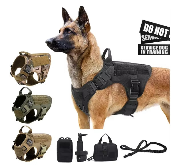 Pet Harness Luxury Dog Leash Set Chest Dog  Nylon Camouflage Dog Harness - Image 10 | PawIQ Pet Tech