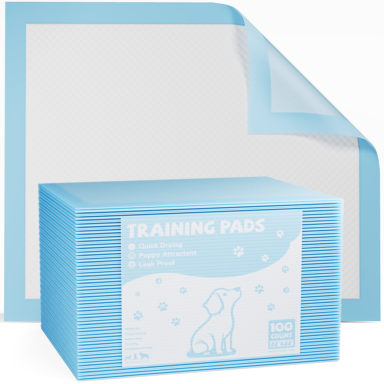 Puppy Pads, Leak-proof Quick-drying Disposable Dog Pads, Absorbent Dog Pee Pads - Image 5 | PawIQ Pet Tech