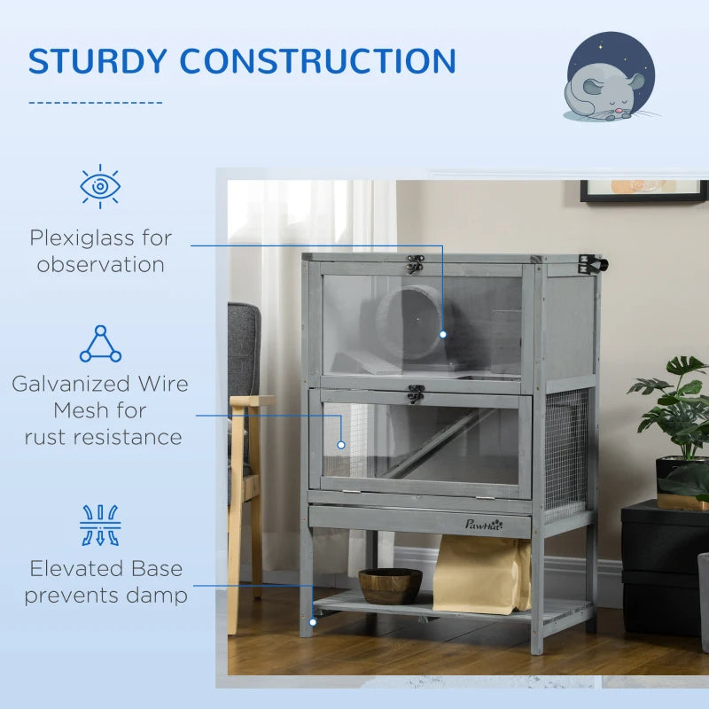 5-Tier Hamster Cage Mice Habitat Rat Habitat With Openable Top - Image 2 | PawIQ Pet Tech