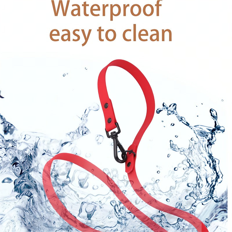 Pet Silicone Collar And Leash Set Comes With A Suitable For Small And Large Dogs, Waterproof And Easy To Clean - Image 2 | PawIQ Pet Tech