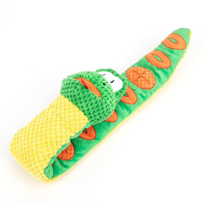 Snake Snuffle Toy Squeaky Dog Toys Boredom Stress Relief Game, Dog Puzzle Plush Toy IQ Training, Snuffle Toys For Dogs Foraging Instinct Training, Dog Chew Toy Treat Dispenser - Image 6 | PawIQ Pet Tech