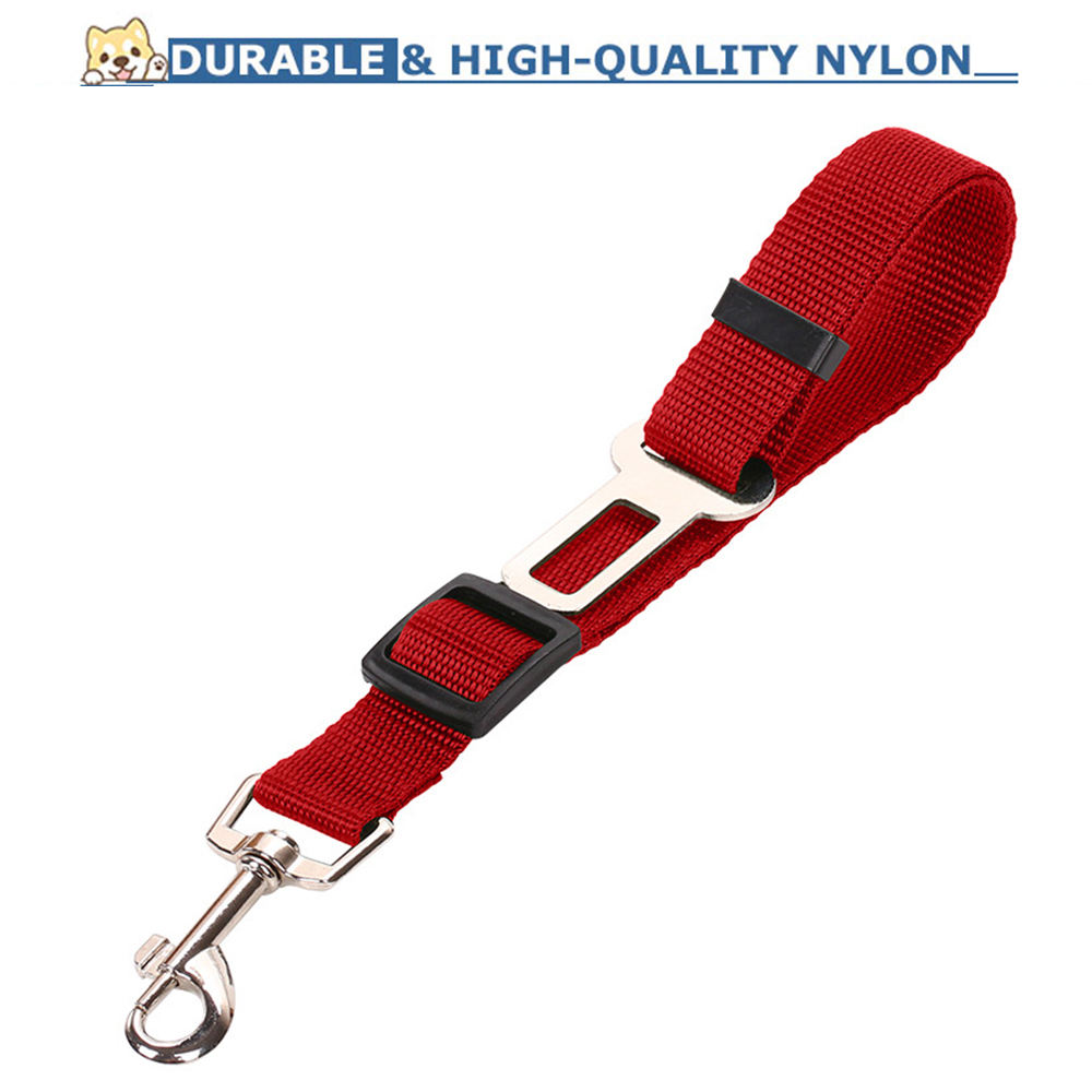 High Quality Durable Pet Cat Dog Vehicle Leash Nylon Adjustable Car Seat Dog Safety Belt Pet Leashes - Image 1 | PawIQ Pet Tech