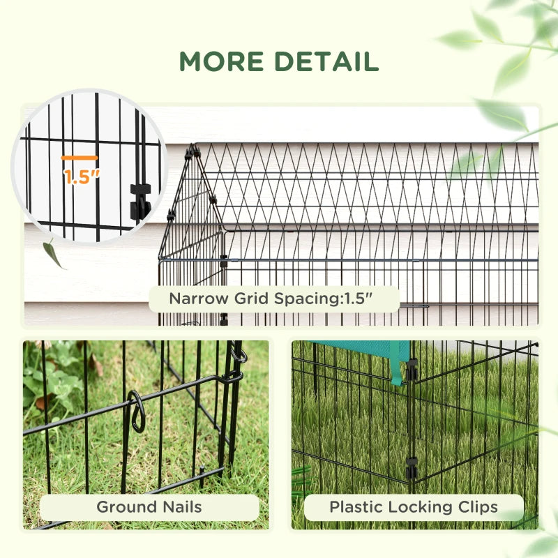 Small Animal Playpen With Roof For Rabbits, Chicken, Chinchillas - Image 9 | PawIQ Pet Tech