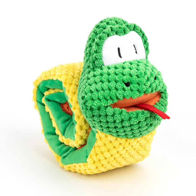 Snake Snuffle Toy Squeaky Dog Toys Boredom Stress Relief Game, Dog Puzzle Plush Toy IQ Training, Snuffle Toys For Dogs Foraging Instinct Training, Dog Chew Toy Treat Dispenser - Image 4 | PawIQ Pet Tech