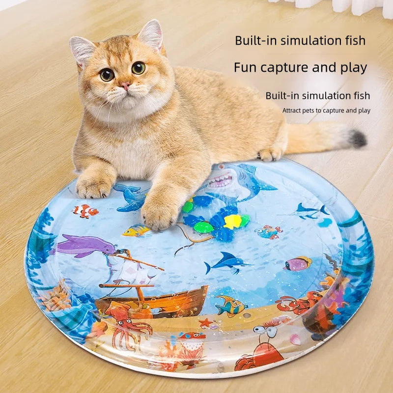 Summer Cooling Pet Water Bed Cushion Ice Pad Dog Sleeping Square Mat For Puppy Dogs Cats Pet Kennel Cool Cold - Image 1 | PawIQ Pet Tech
