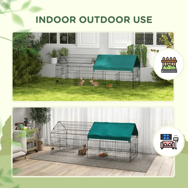 Small Animal Playpen With Roof For Rabbits, Chicken, Chinchillas - Image 7 | PawIQ Pet Tech