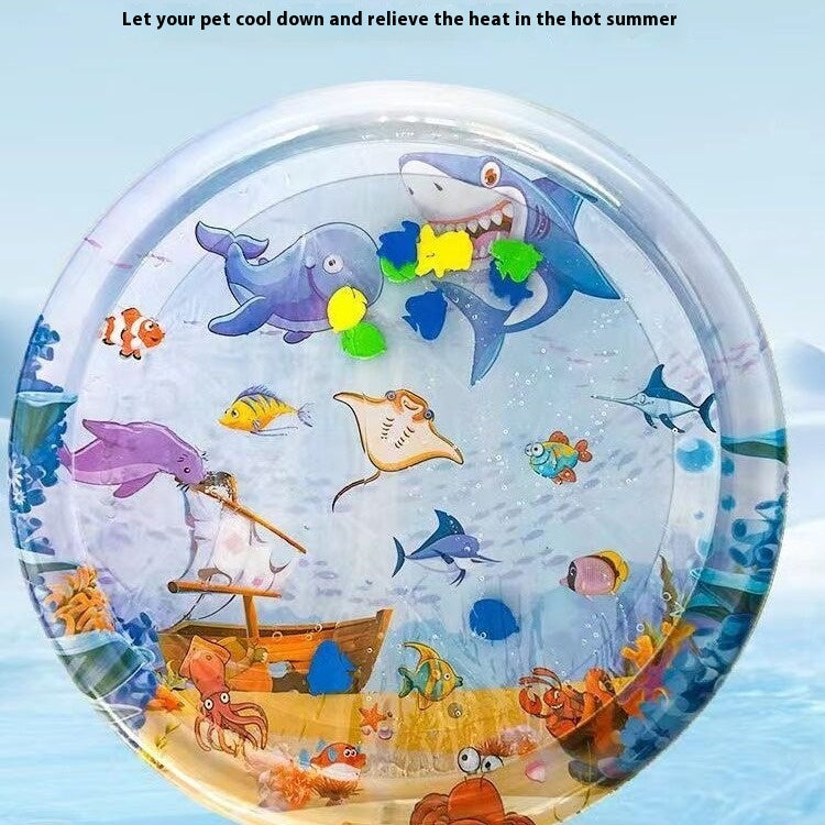 Summer Cooling Pet Water Bed Cushion Ice Pad Dog Sleeping Square Mat For Puppy Dogs Cats Pet Kennel Cool Cold - Image 8 | PawIQ Pet Tech