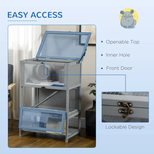 5-Tier Hamster Cage Mice Habitat Rat Habitat With Openable Top - Image 1 | PawIQ Pet Tech