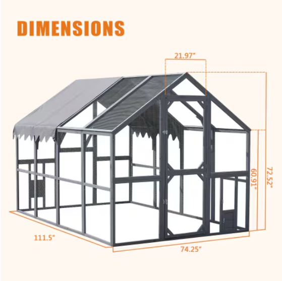 Outdoor Chicken Coop Fence - Image 1 | PawIQ Pet Tech
