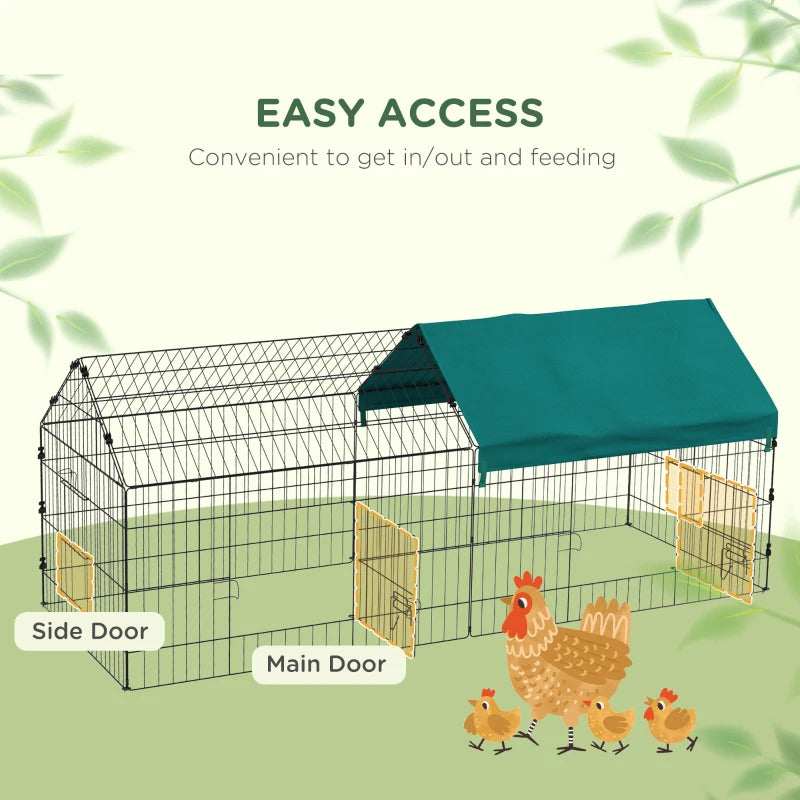 Small Animal Playpen With Roof For Rabbits, Chicken, Chinchillas - Image 10 | PawIQ Pet Tech