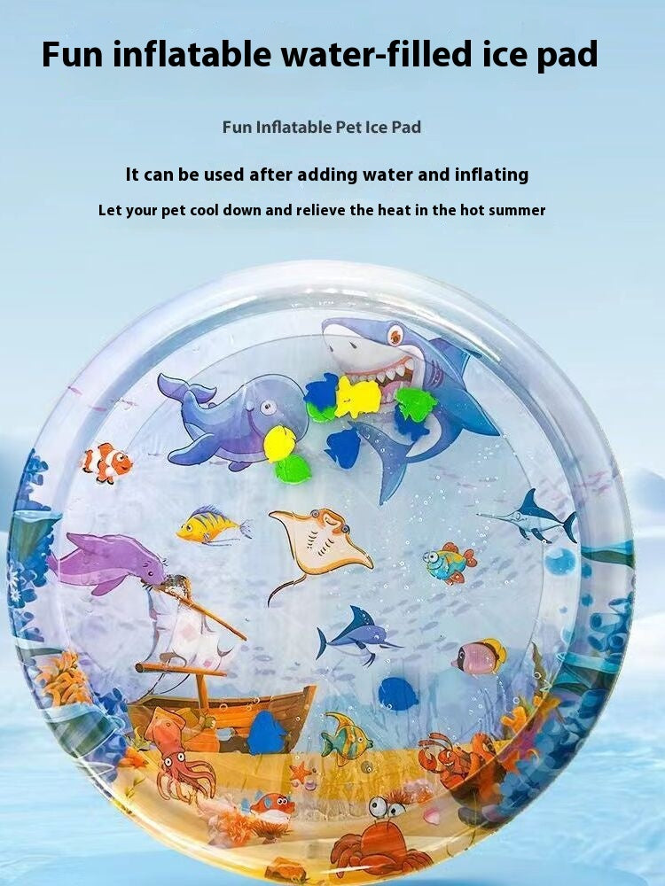 Summer Cooling Pet Water Bed Cushion Ice Pad Dog Sleeping Square Mat For Puppy Dogs Cats Pet Kennel Cool Cold - Image 7 | PawIQ Pet Tech