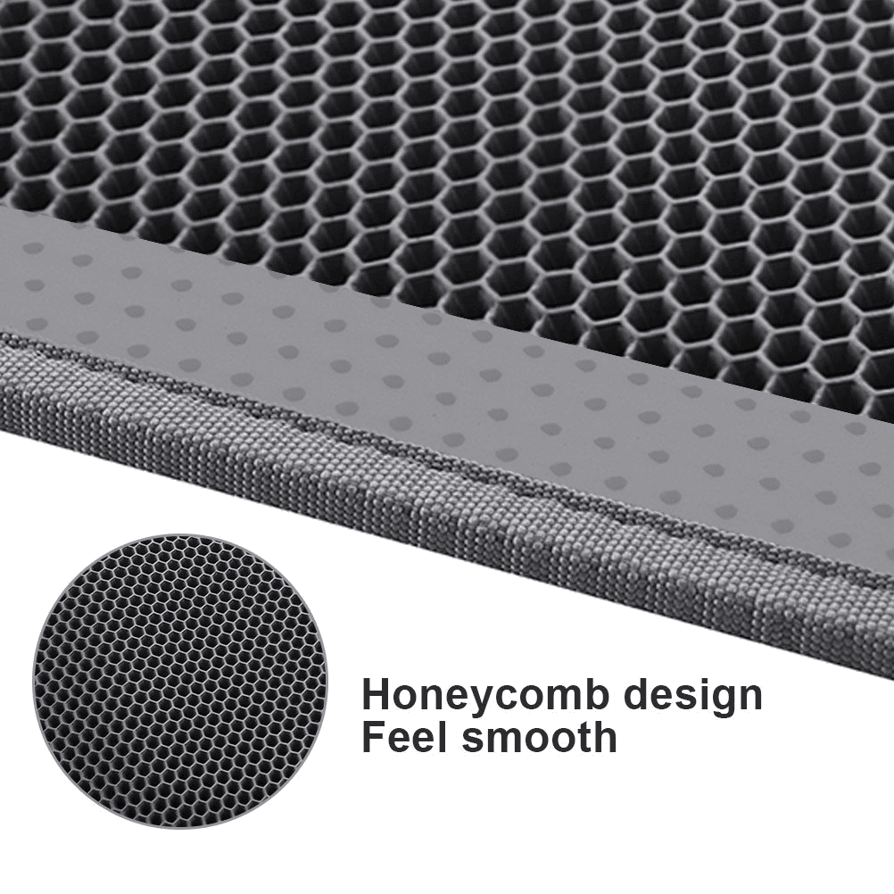 Kitty Cat Litter Mat Trapping Honeycomb Double Layer Design Waterproof Double Layer EVA Cat Litter Pad Waterproof Non-slip Sand Basin Filter Kitten Dog Washable Mattress - Image 10 | PawIQ Pet Tech