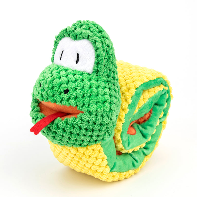 Snake Snuffle Toy Squeaky Dog Toys Boredom Stress Relief Game, Dog Puzzle Plush Toy IQ Training, Snuffle Toys For Dogs Foraging Instinct Training, Dog Chew Toy Treat Dispenser - Image 2 | PawIQ Pet Tech